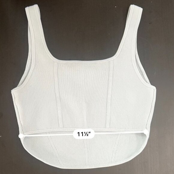 Aritzia Babaton Sculpt Knit Bustier Crop Top - Picture 4 of 7